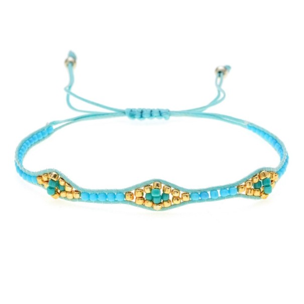 Bracciale regolabile da donna con perline H358 11