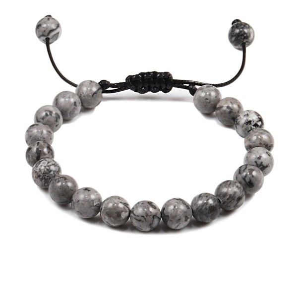 Bracciale regolabile in perline 11