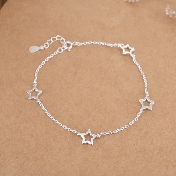 Bracelet à chaînes pour femmes avec des étoiles P1968 1