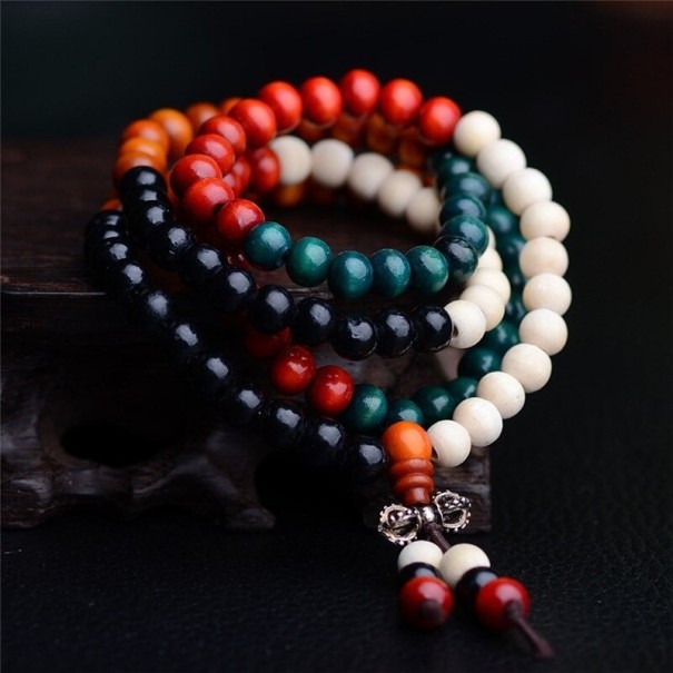 Bracelet de prière Mala J115 multicolore