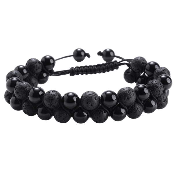 Bracelet double en perles Z266 1