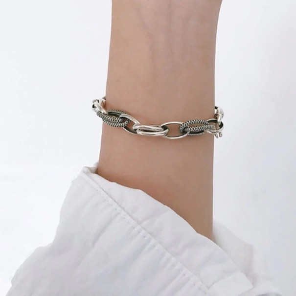 Bracelet en chaîne massif pour femme P110 1
