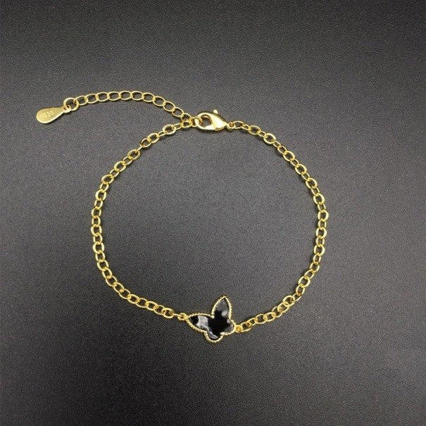 Bracelet en chaîne pour femme avec papillon 1