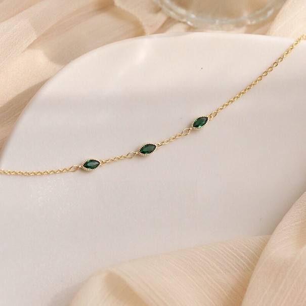 Bracelet en chaîne pour femme avec pierres 2