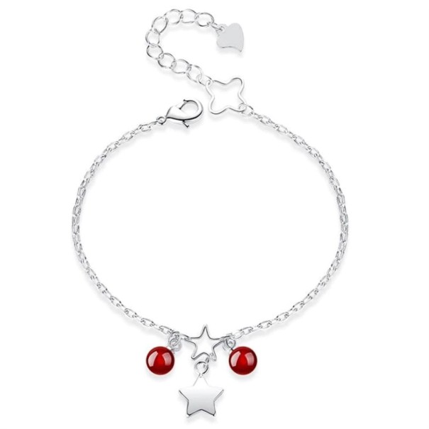 Bracelet en chaîne pour femmes avec étoiles H137 1