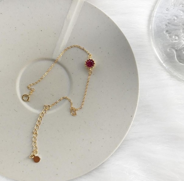 Bracelet en chaîne pour femmes avec pierre H171 1