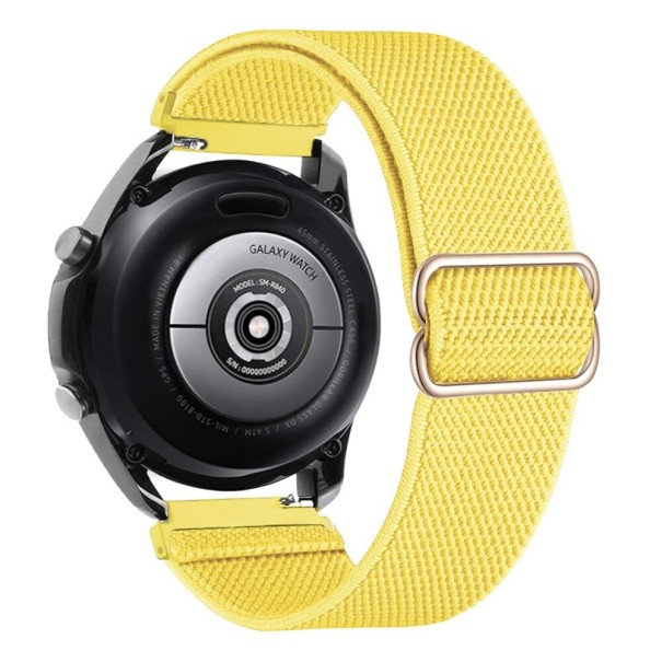 Bracelet en nylon universel 22 mm jaune