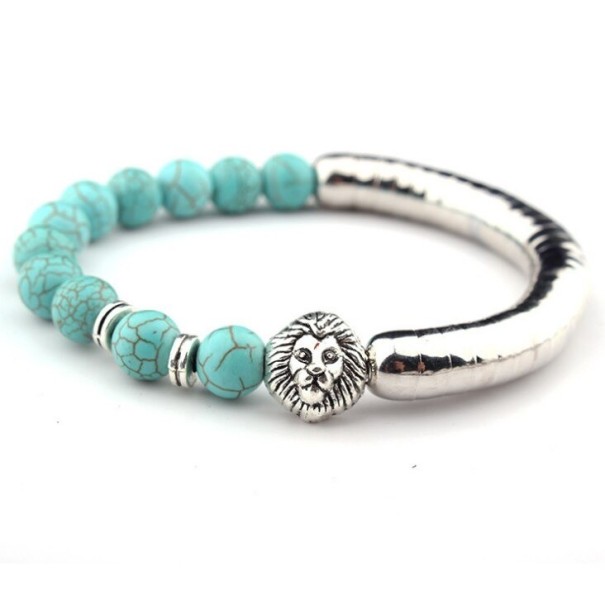 Bracelet en perles lion 1
