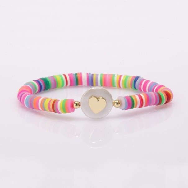 Bracelet en perles pour femmes H648 18 cm 9