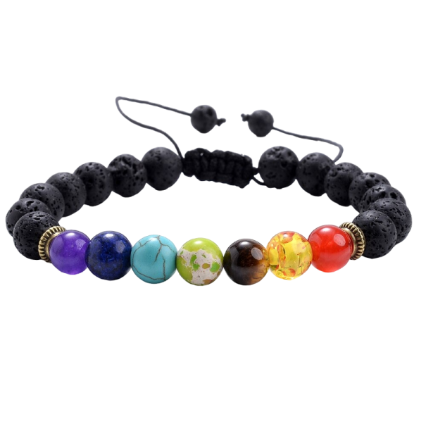 Bracelet en pierres de chakra Z270 1