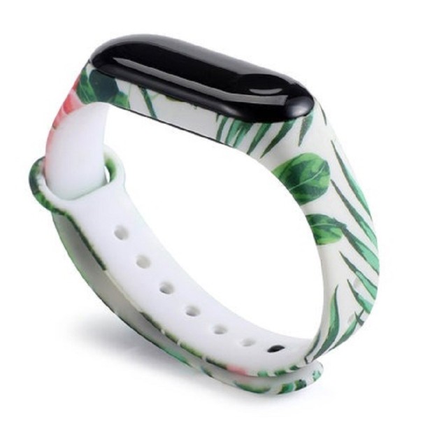 Bracelet en silicone pour Xiaomi Mi Band 3 / 4 avec motif 1