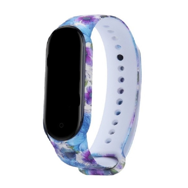 Bracelet en silicone pour Xiaomi Mi Band 3 / 4 avec motif T852 12