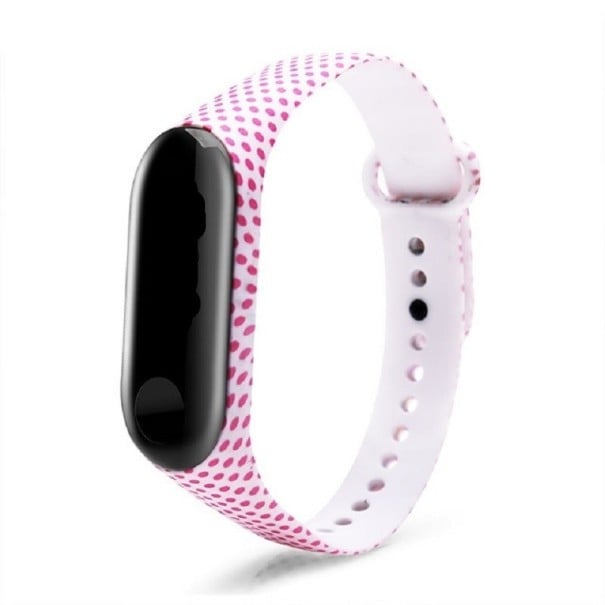 Bracelet en silicone pour Xiaomi Mi Band 5 / 6 avec motif T851 3