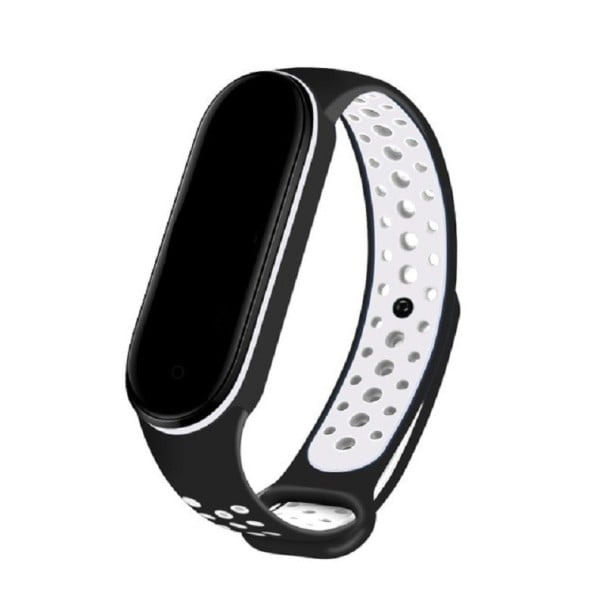 Bracelet en silicone pour Xiaomi Mi Band 5 / 6 blanc