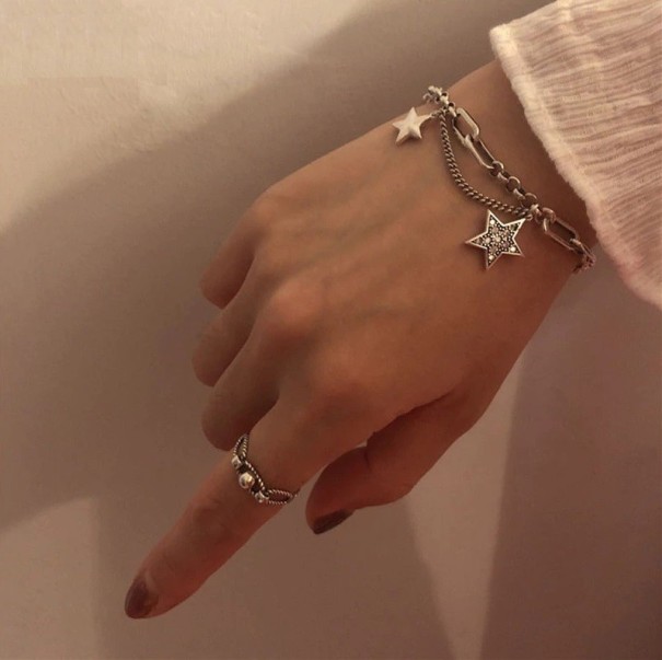 Bracelet Femme avec Étoiles P202 1