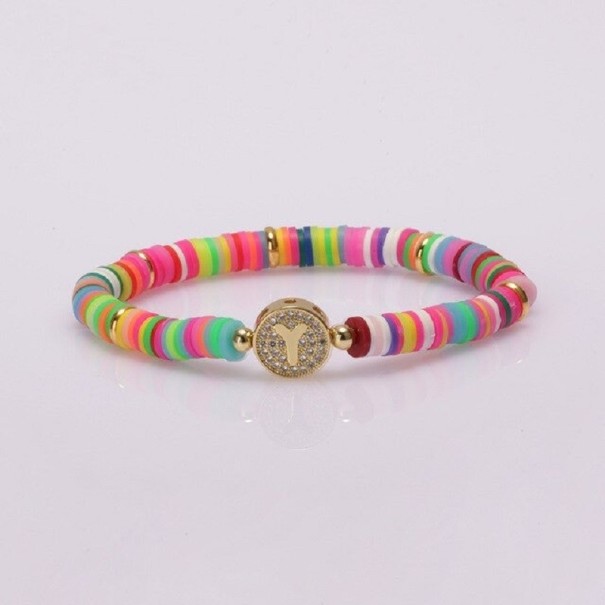 Bracelet femme avec la lettre H647 Y