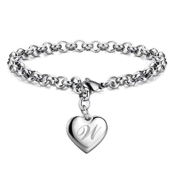 Bracelet femme avec pendentif cœur H60 W