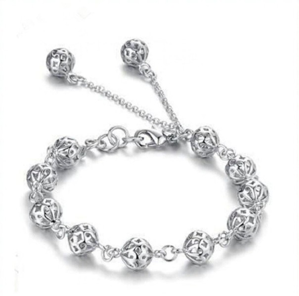 Bracelet femme avec perles P130 1