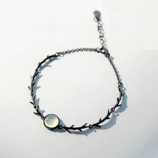 Bracelet Femme avec Pierre de Lune H116 1