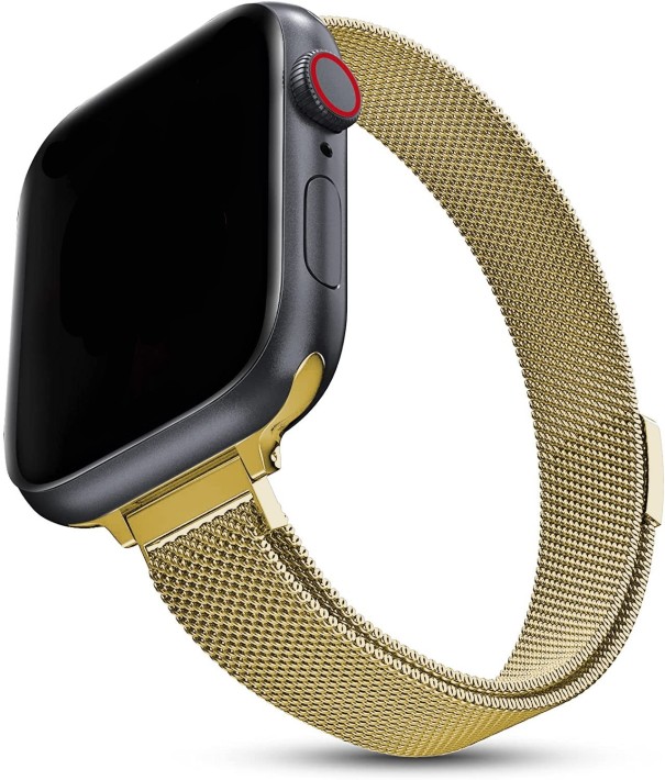 Bracelet magnétique pour Apple Watch 42 mm / 44 mm / 45 mm A4012 doré