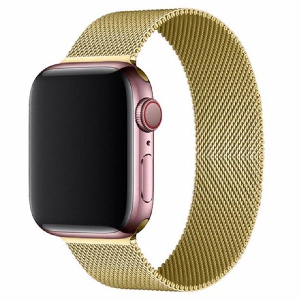 Bracelet magnétique pour Apple Watch 42 mm / 44 mm / 45 mm jaune