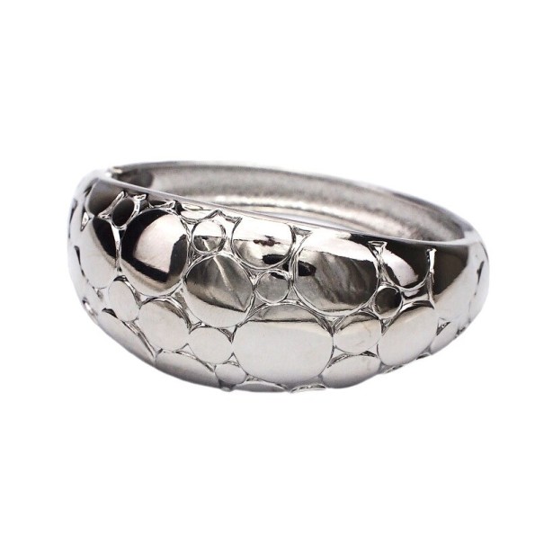 Bracelet massif pour femmes H459 argenté
