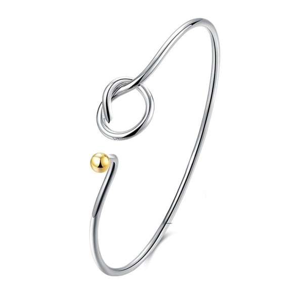 Bracelet ouvert pour femme avec nœud H170 1