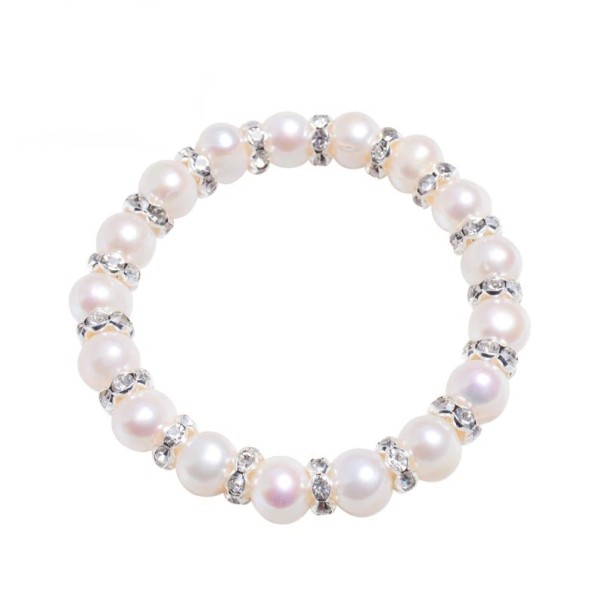 Bracelet perlé pour femme P94 18 cm