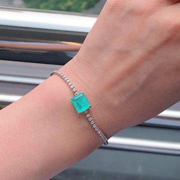 Bracelet pour femme avec pierre turquoise