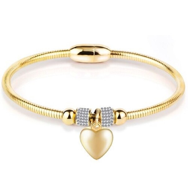 Bracelet pour femmes avec cœur H317 doré