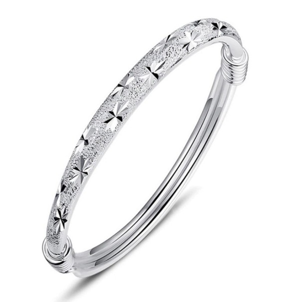 Bracelet rigide scintillant pour femmes A1706 1