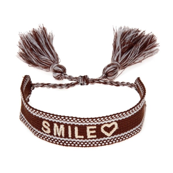 Bracelet tissé pour femme avec inscription 4