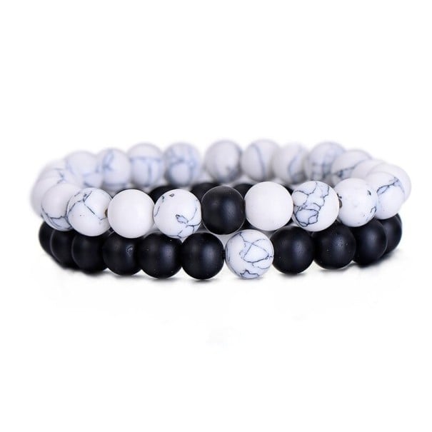 Bracelets en perles pour couples 2 pcs 21