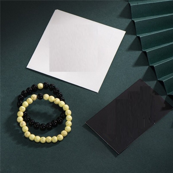 Bracelets en perles pour couples 2 pcs H191 1