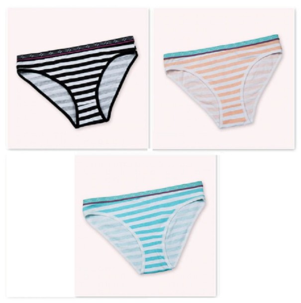 Braguita de rayas para mujer - 3 uds. M 5