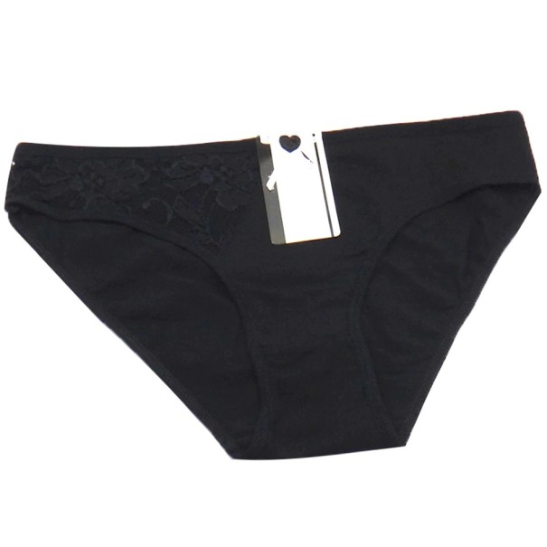 Braguitas cómodas de mujer negro S