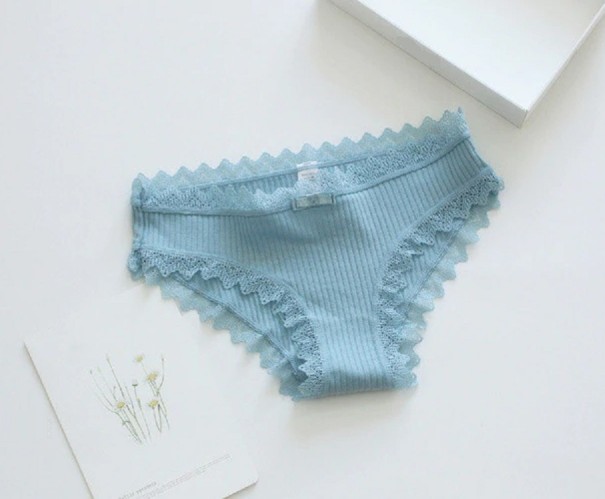 Braguitas de algodón para mujer Courtney azul S