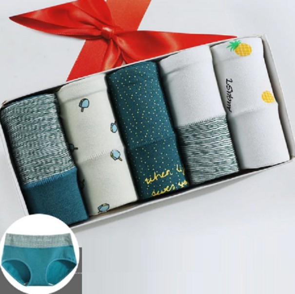 Braguitas de cintura alta para mujer - 5 uds. M 6