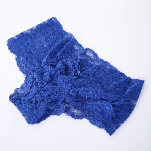 Braguitas de encaje para hombre azul XL