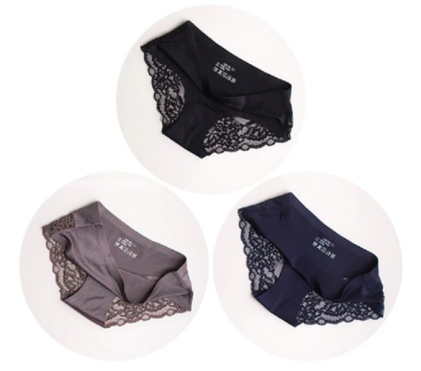 Braguitas de encaje sexy para mujer - 3 uds. XXL 10 Braguitas de encaje sexy para mujer - 3 uds. XXL 10