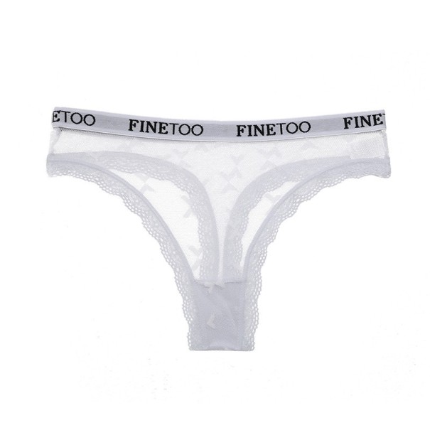 Braguitas de mujer 3 piezas blanco M