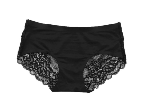 Braguitas de mujer con encaje negro M