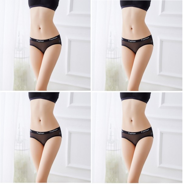 Braguitas de mujer MODA - 4 uds. L 1 Braguitas de mujer MODA - 4 uds. L 1