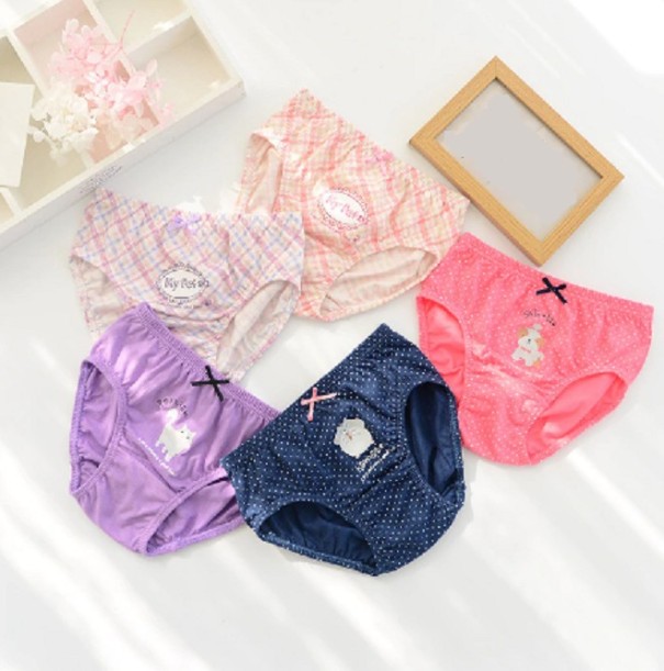 Braguitas de niña con estampado animal - 5 uds. 6