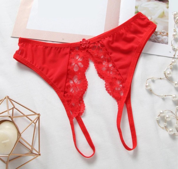 Braguitas eroticas de mujer rojo