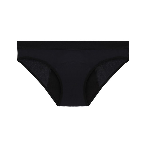 Braguitas menstruales para mujer 3 uds P3804 negro XL
