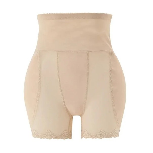 Braguitas moldeadoras acolchadas para mujer Braguitas realzadoras que agrandan las caderas Ropa interior reafirmante para adelgazar la cintura Efecto push-up para levantar los glúteos color piel L
