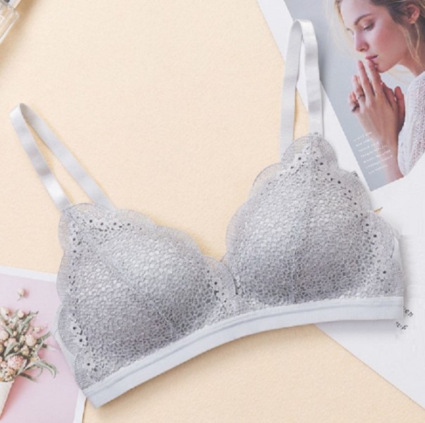 Bralette-bh för kvinnor Fiona grå 75A
