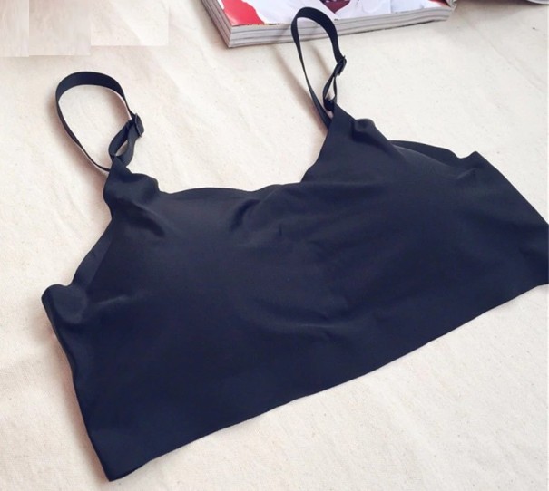 Bralette bh med stropper bagpå J1658 sort