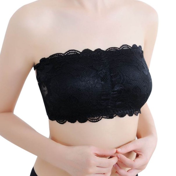 Bralette podprsenka v čiernej farbe J483 5